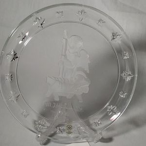 Vintage Avon 1996 Hummel Collectible Glass Plate